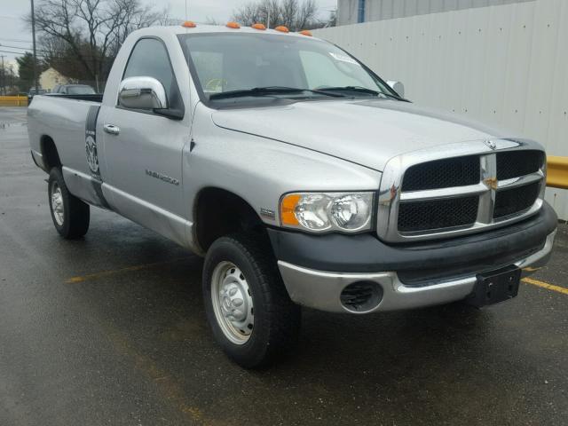 3D7KS26D85G764101 - 2005 DODGE RAM 2500 S SILVER photo 1
