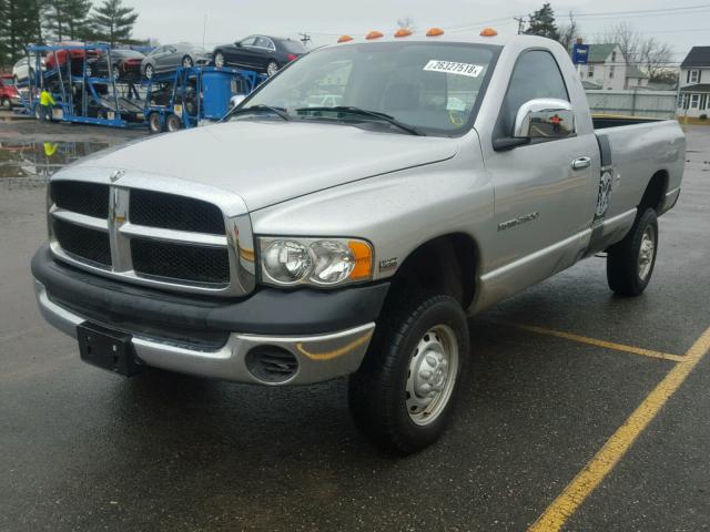 3D7KS26D85G764101 - 2005 DODGE RAM 2500 S SILVER photo 2