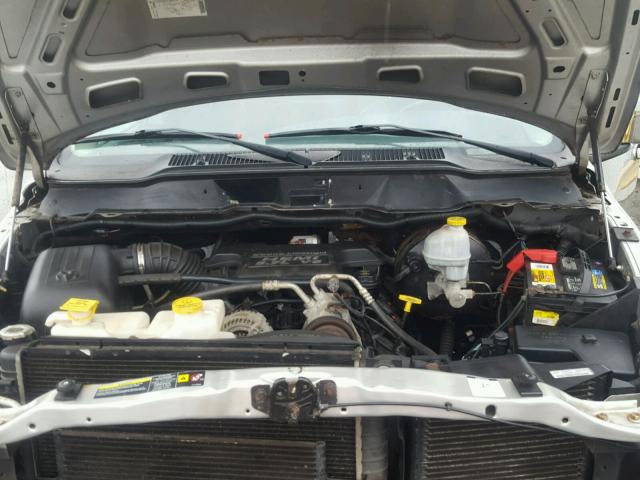 3D7KS26D85G764101 - 2005 DODGE RAM 2500 S SILVER photo 7