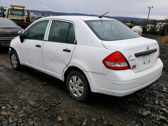 3N1CC1AP0AL358793 - 2010 NISSAN VERSA S WHITE photo 3