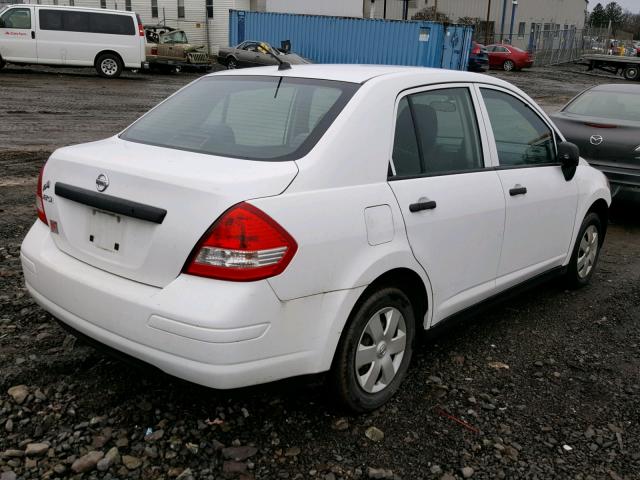 3N1CC1AP0AL358793 - 2010 NISSAN VERSA S WHITE photo 4