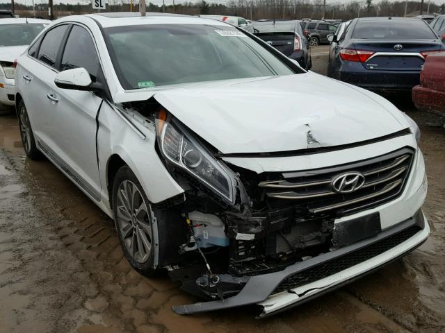 5NPE34AF5GH419790 - 2016 HYUNDAI SONATA SPO WHITE photo 1