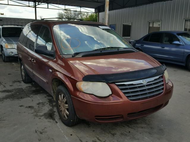 2A4GP54L57R184907 - 2007 CHRYSLER TOWN & COU BURGUNDY photo 1