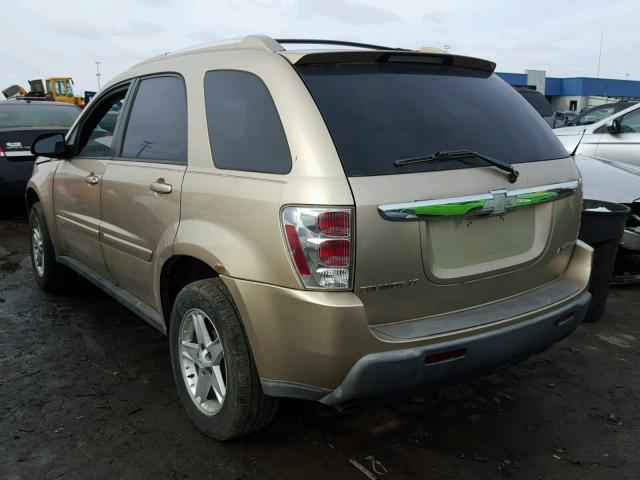 2CNDL73F756177897 - 2005 CHEVROLET EQUINOX LT GOLD photo 3