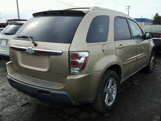 2CNDL73F756177897 - 2005 CHEVROLET EQUINOX LT GOLD photo 4