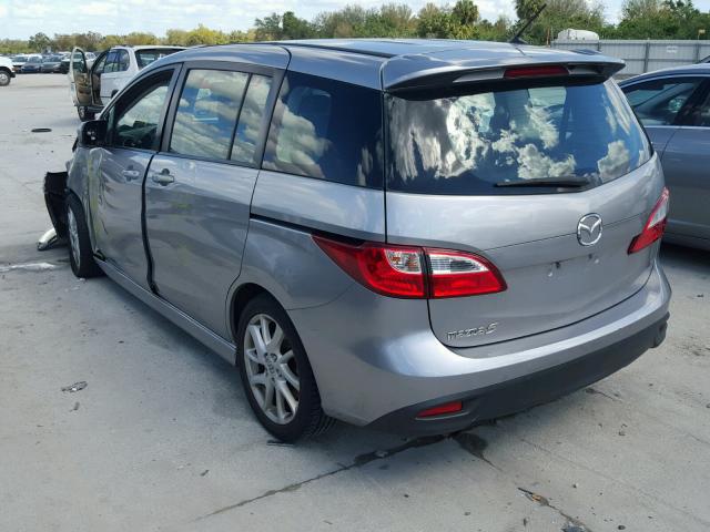 JM1CW2CLXC0105369 - 2012 MAZDA 5 GRAY photo 3