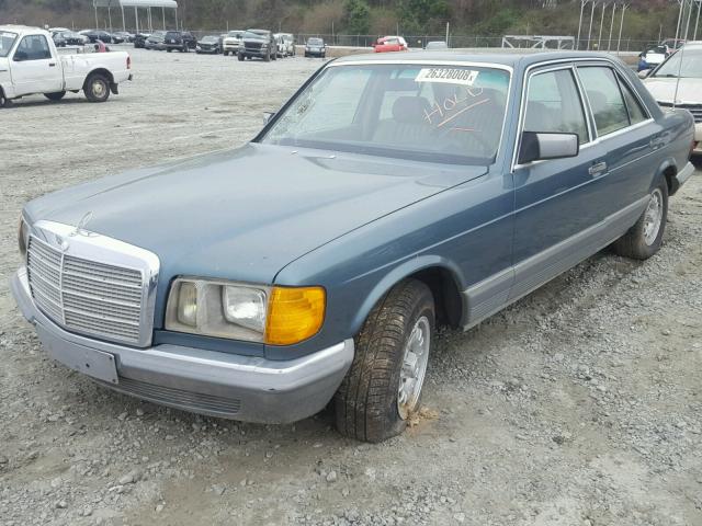 WDB1260221A023875 - 1983 MERCEDES-BENZ 380 SE TEAL photo 2