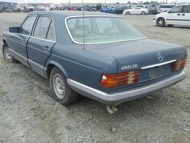 WDB1260221A023875 - 1983 MERCEDES-BENZ 380 SE TEAL photo 3