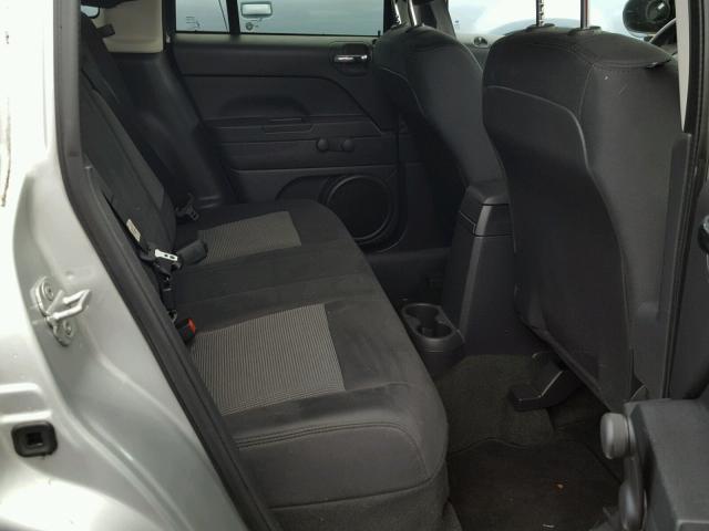 1C4NJCBA6ED562883 - 2014 JEEP COMPASS SP SILVER photo 6