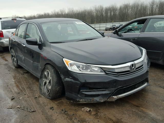 1HGCR2F3XGA184319 - 2016 HONDA ACCORD LX BLACK photo 1