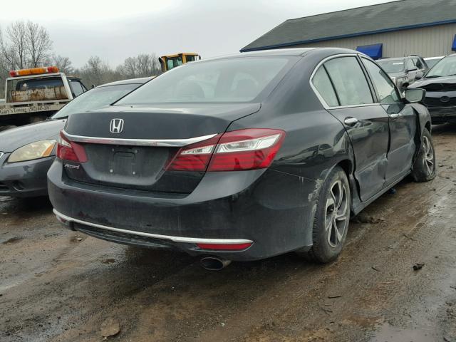 1HGCR2F3XGA184319 - 2016 HONDA ACCORD LX BLACK photo 4