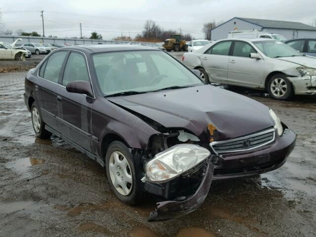 1HGEJ8642YL022041 - 2000 HONDA CIVIC EX Bənövşəyi foto 1