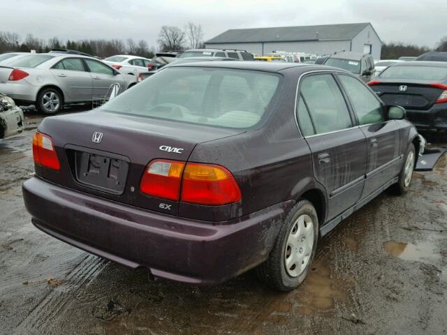 1HGEJ8642YL022041 - 2000 HONDA CIVIC EX Bənövşəyi foto 4