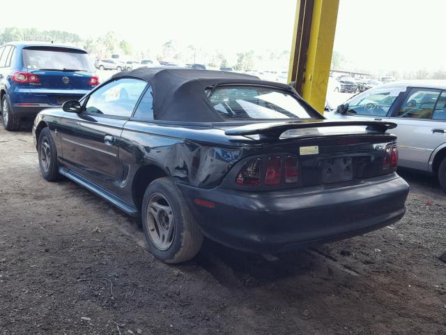 1FALP4446VF117329 - 1997 FORD MUSTANG BLACK photo 3