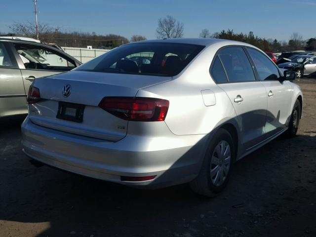 3VW267AJ3GM306654 - 2016 VOLKSWAGEN JETTA S SILVER photo 4