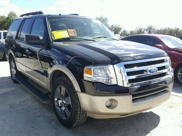 1FMFU17538LA87209 - 2008 FORD EXPEDITION BLACK photo 1