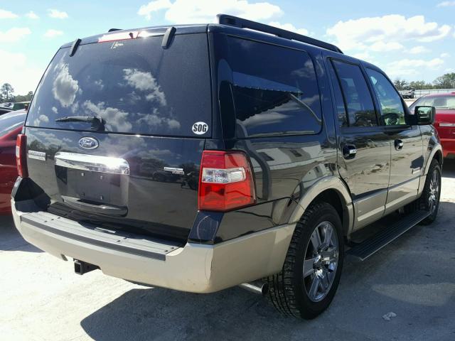 1FMFU17538LA87209 - 2008 FORD EXPEDITION BLACK photo 4