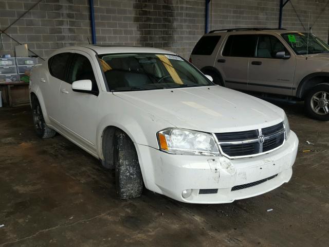 1B3CC5FB2AN234589 - 2010 DODGE AVENGER R/ WHITE photo 1