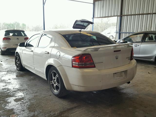 1B3CC5FB2AN234589 - 2010 DODGE AVENGER R/ WHITE photo 3