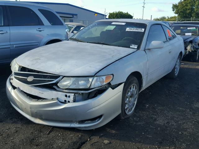 2T1CF22P1YC297640 - 2000 TOYOTA CAMRY SOLA SILVER photo 2