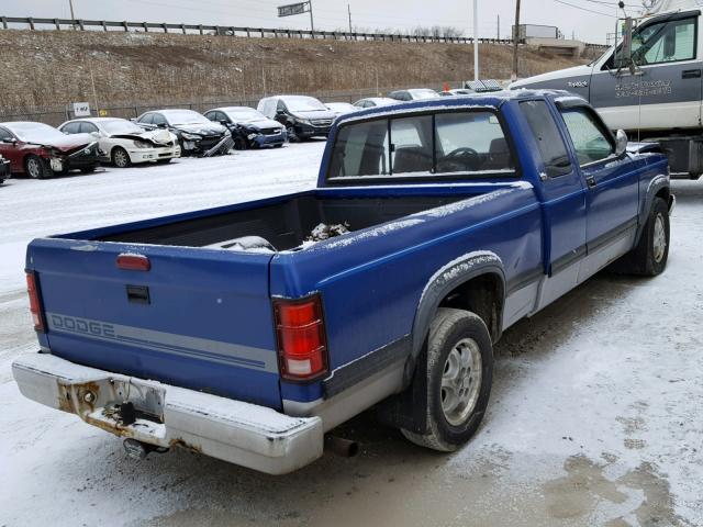 1B7GL23X3SS334086 - 1995 DODGE DAKOTA TWO TONE photo 4