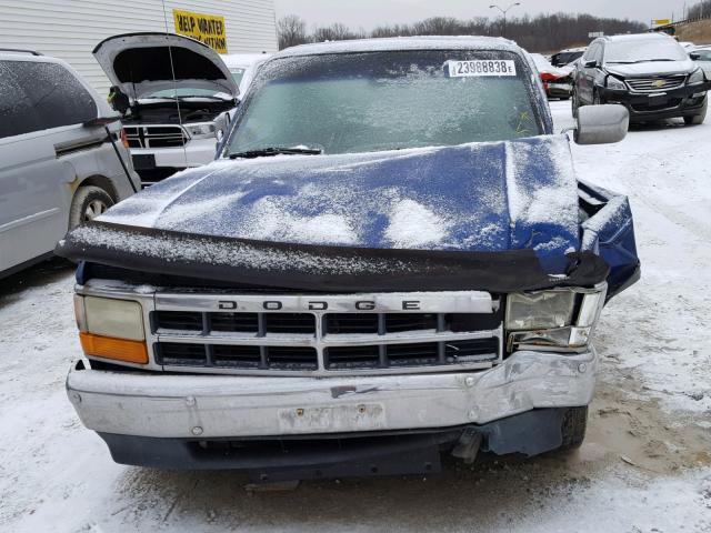 1B7GL23X3SS334086 - 1995 DODGE DAKOTA TWO TONE photo 9