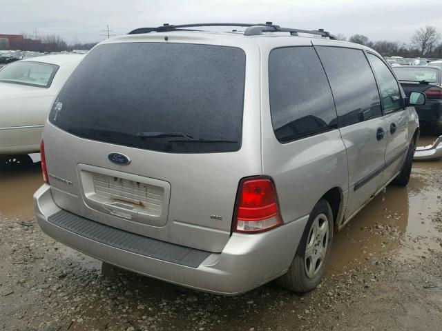 2FMZA51624BA90000 - 2004 FORD FREESTAR S SILVER photo 4