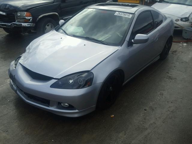 JH4DC548X5S008025 - 2005 ACURA RSX SILVER photo 2