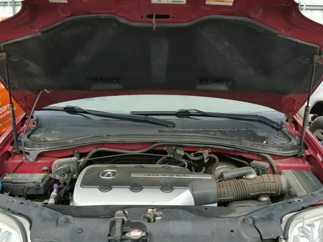 2HNYD18624H552696 - 2004 ACURA MDX TOURIN BURGUNDY photo 7