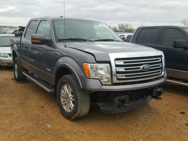 1FTFW1ET8EKF38362 - 2014 FORD F150 SUPER GRAY photo 1