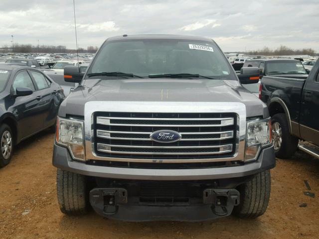 1FTFW1ET8EKF38362 - 2014 FORD F150 SUPER GRAY photo 7