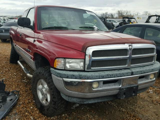 3B7HF12Z4XG191737 - 1999 DODGE RAM 1500 RED photo 1