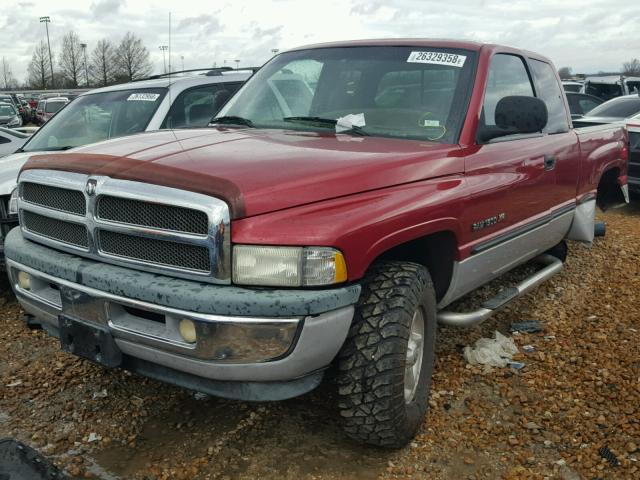 3B7HF12Z4XG191737 - 1999 DODGE RAM 1500 RED photo 2