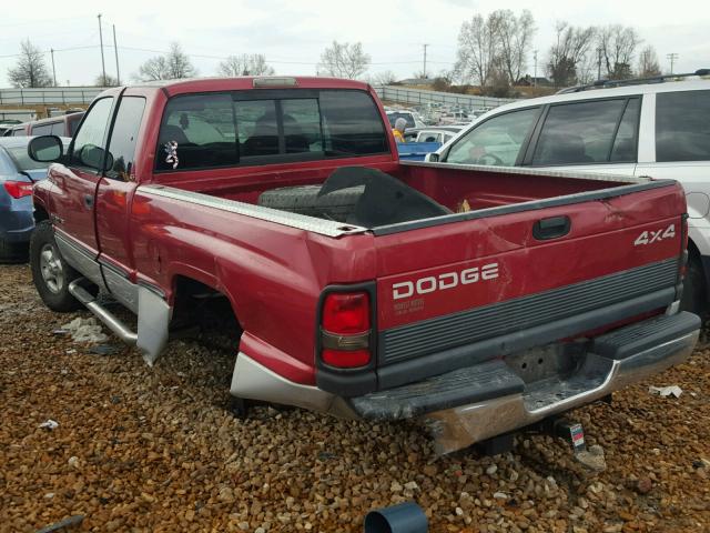 3B7HF12Z4XG191737 - 1999 DODGE RAM 1500 RED photo 3