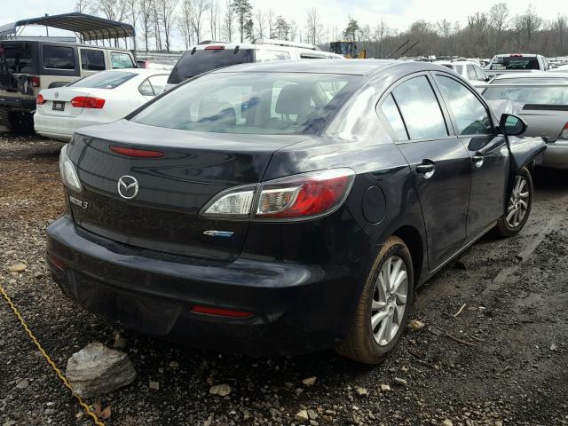 JM1BL1W70C1679597 - 2012 MAZDA 3 I BLACK photo 4