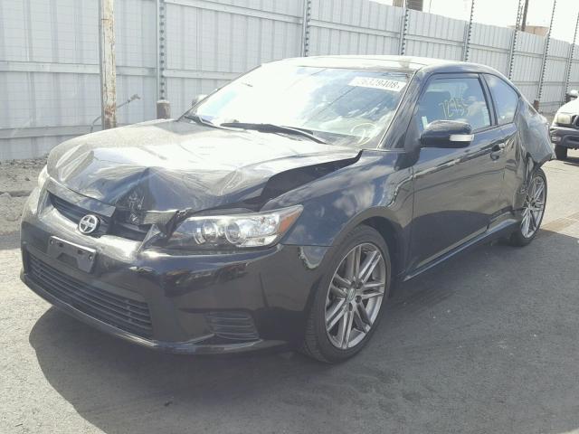 JTKJF5C73C3026662 - 2012 TOYOTA SCION TC BLACK photo 2