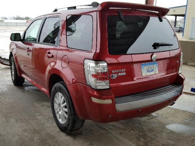 4M2CU871X8KJ12166 - 2008 MERCURY MARINER PR MAROON photo 3