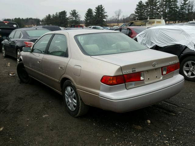 4T1BG22K91U777913 - 2001 TOYOTA CAMRY CE TAN photo 3