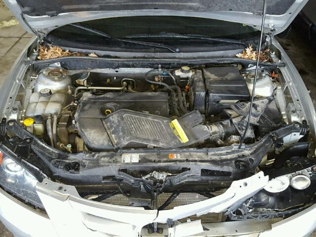 JM1BK323881800417 - 2008 MAZDA 3 S SILVER photo 7