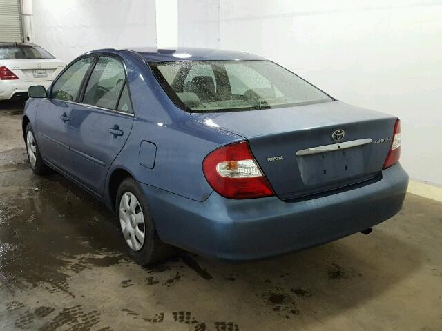 4T1BE32K84U916946 - 2004 TOYOTA CAMRY LE BLUE photo 3