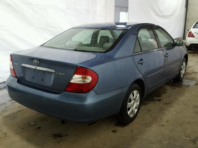 4T1BE32K84U916946 - 2004 TOYOTA CAMRY LE BLUE photo 4