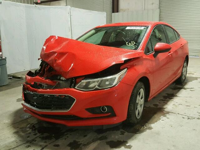 1G1BC5SM6J7143579 - 2018 CHEVROLET CRUZE LS RED photo 2