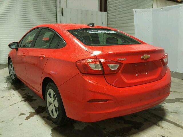 1G1BC5SM6J7143579 - 2018 CHEVROLET CRUZE LS RED photo 3