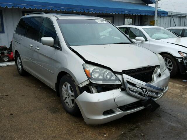 5FNRL38676B090363 - 2006 HONDA ODYSSEY EX SILVER photo 1