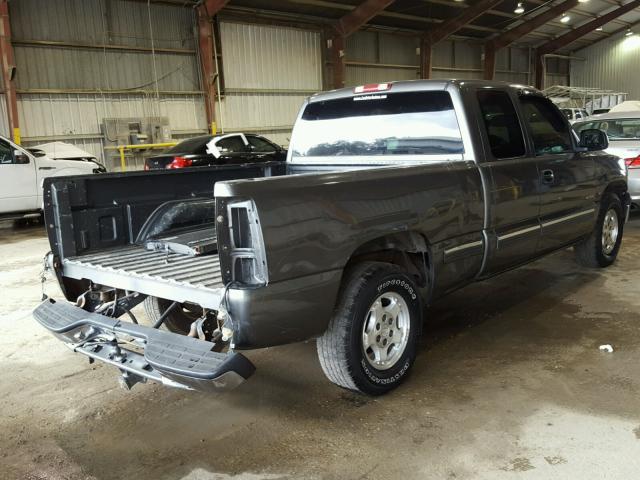 2GCEC19VX11162774 - 2001 CHEVROLET SILVERADO GRAY photo 4