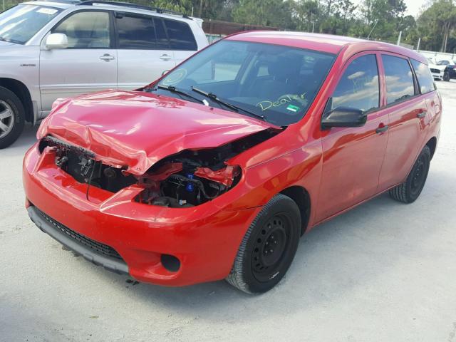 2T1KR32E87C685406 - 2007 TOYOTA COROLLA MA RED photo 2