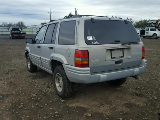 1J4GZ48Y7WC294679 - 1998 JEEP GRAND CHER GRAY photo 3