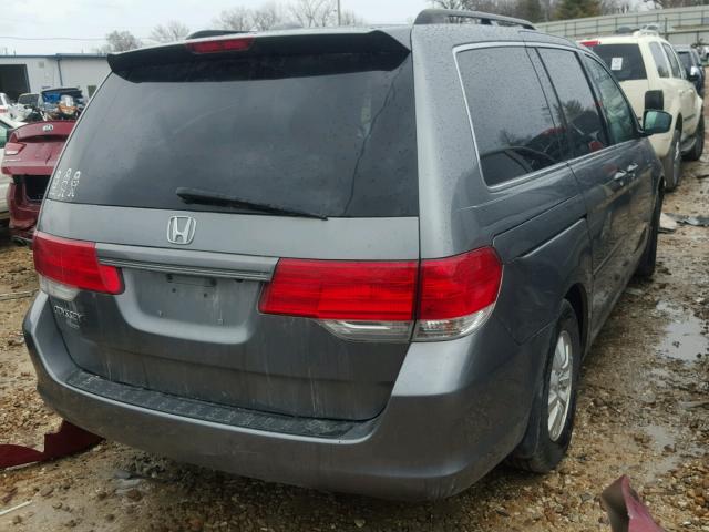 5FNRL38639B027815 - 2009 HONDA ODYSSEY EX GRAY photo 4