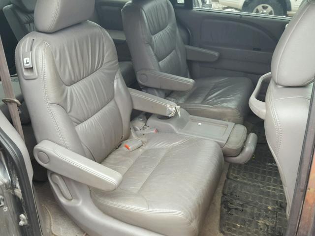 5FNRL38639B027815 - 2009 HONDA ODYSSEY EX GRAY photo 6