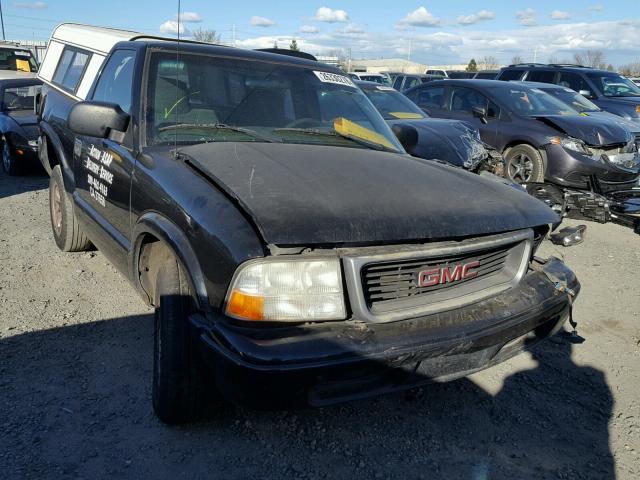 1GTCS14WX28200139 - 2002 GMC SONOMA BLACK photo 1